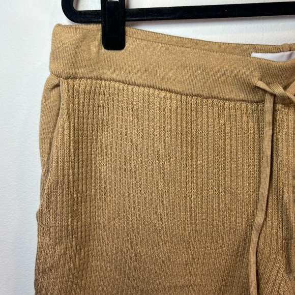 Pacsun Men's Textured Woven Knit Shorts Light Brown Pull On Pockets Beach NEW XL - Picture 6 of 12